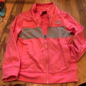 North face pink jacket